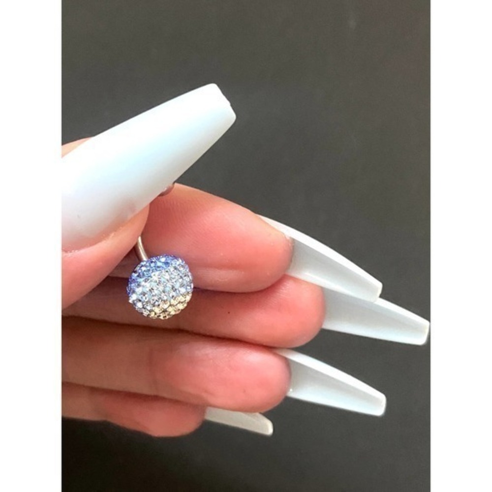 Swarovski crystal body jewelry, Vintage Y2K, Belly Button Piercing